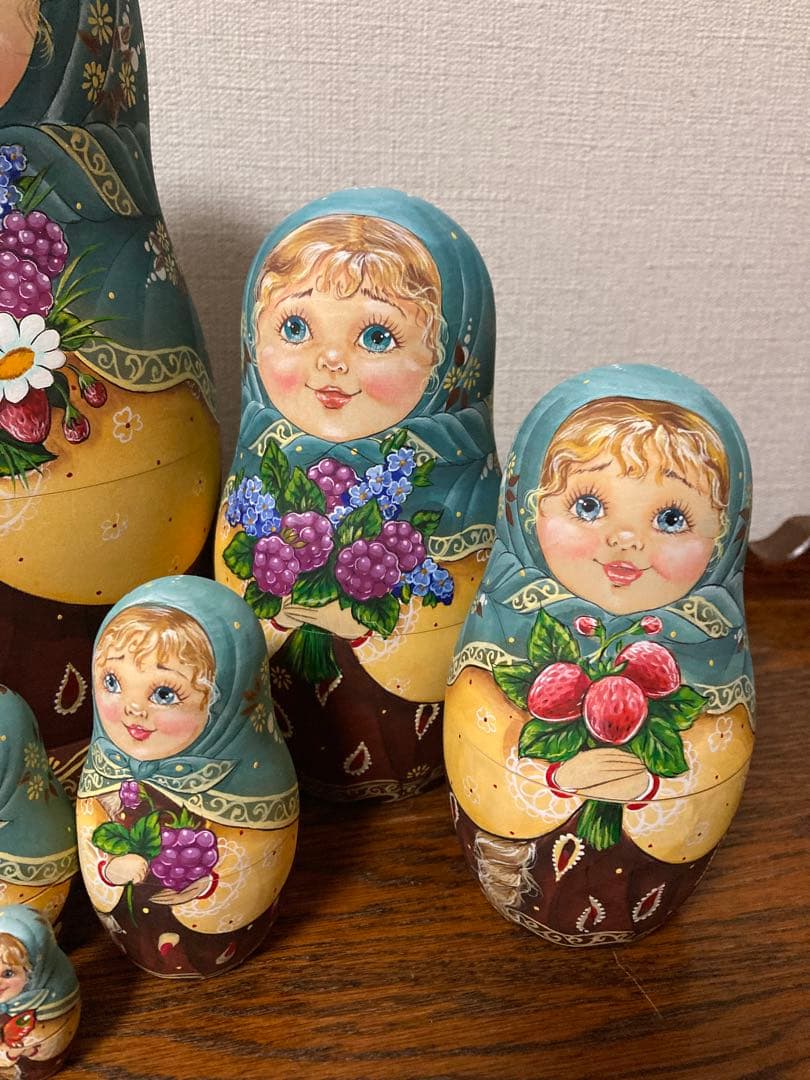 【bern】ロシア雑貨☆特大マトリョーシカ(10P)H25cmスベトラーナ