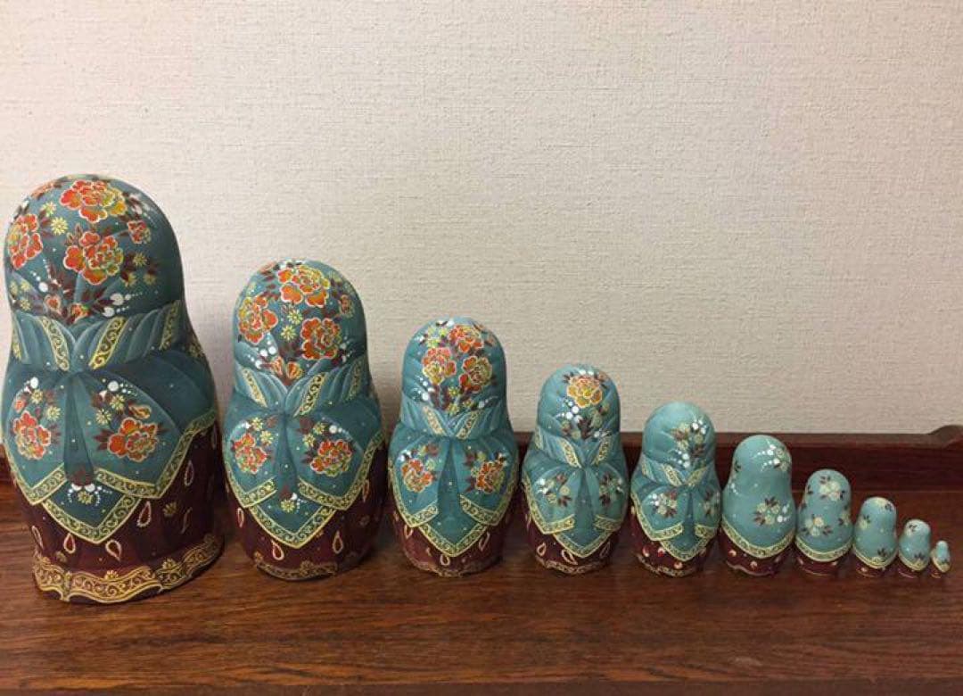 【bern】ロシア雑貨☆特大マトリョーシカ(10P)H25cmスベトラーナ