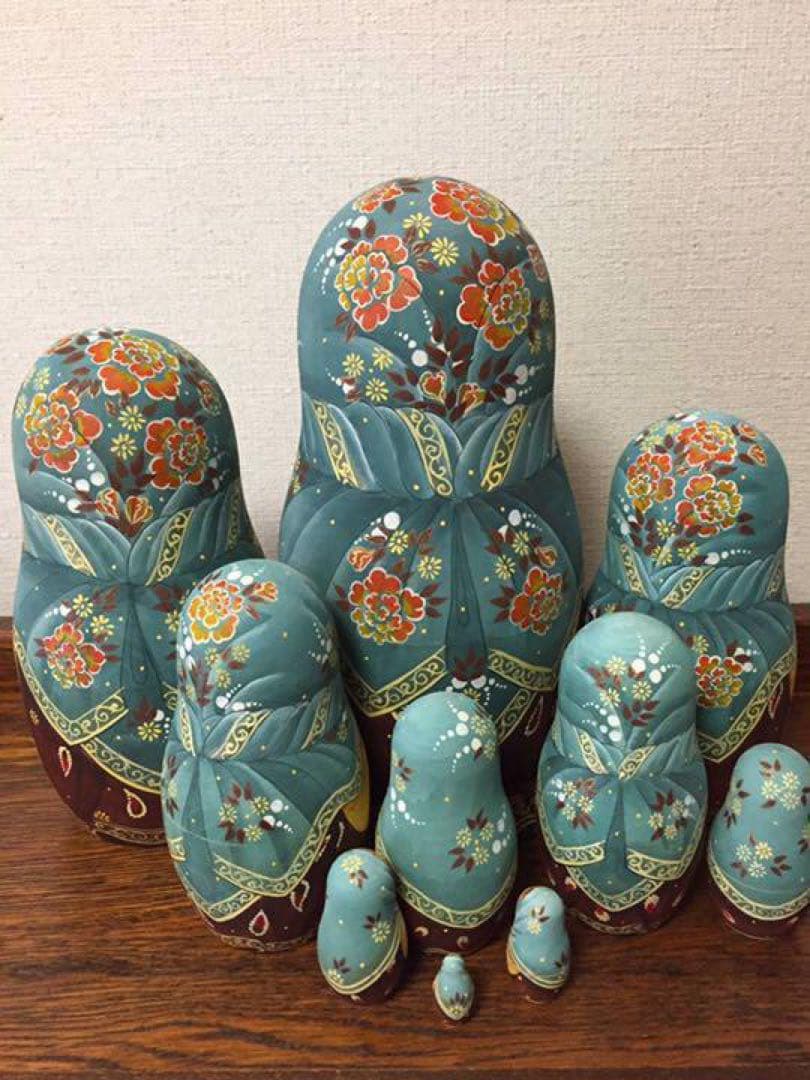 【bern】ロシア雑貨☆特大マトリョーシカ(10P)H25cmスベトラーナ