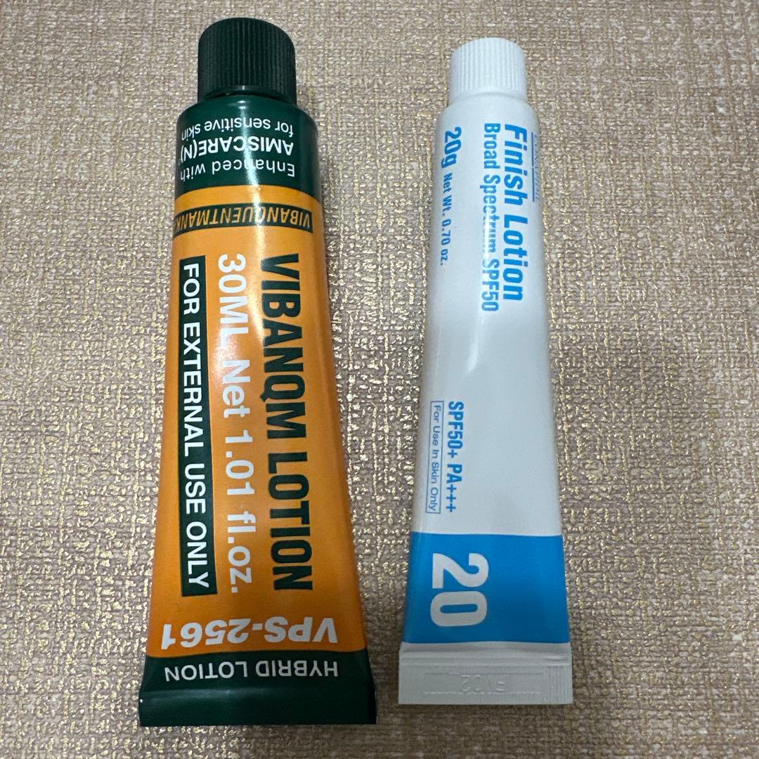 VIBANQM LOTION &Finish Lotion皮膚科施術後日焼け止め