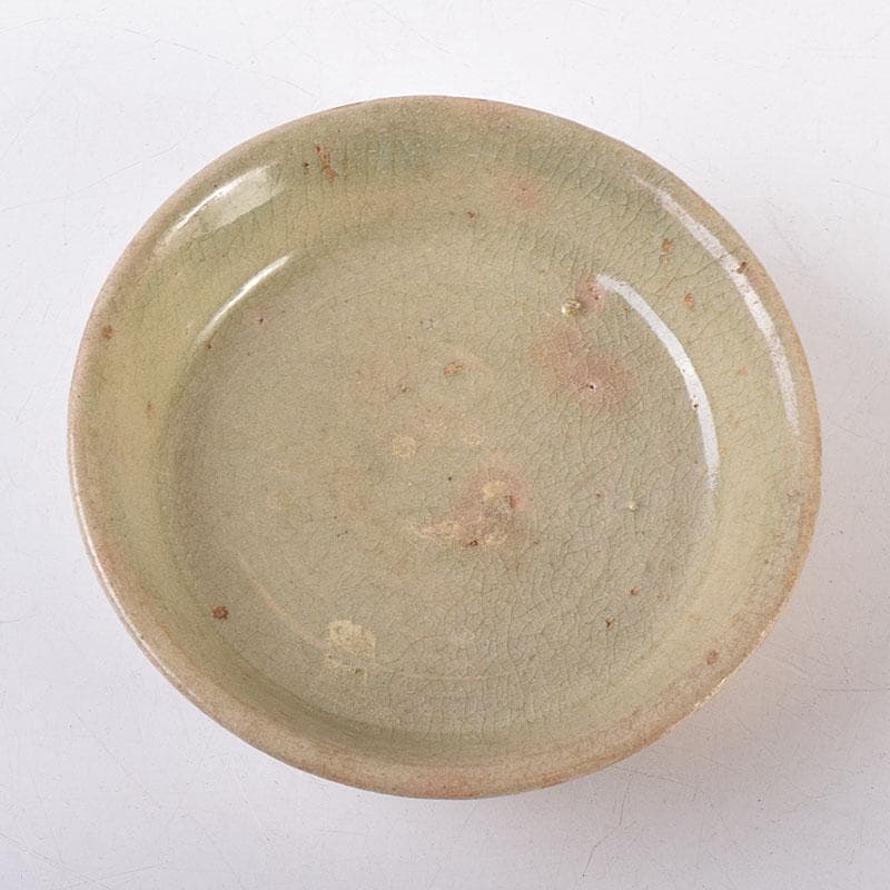 朝鮮美術 李朝 高麗青磁 小皿 時代箱 V R8617