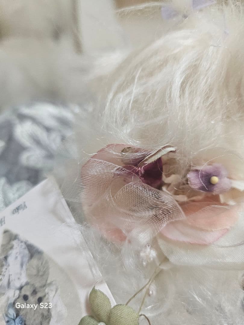 細川さん作品、小さなマルチーズ