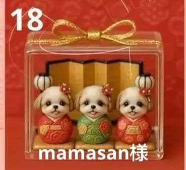 ご確認用　わんこさん柄　ハンカチ　ハンドメイド　12/1 りんご様パネル