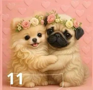 ご確認用　わんこさん柄　ハンカチ　ハンドメイド　12/1 りんご様パネル