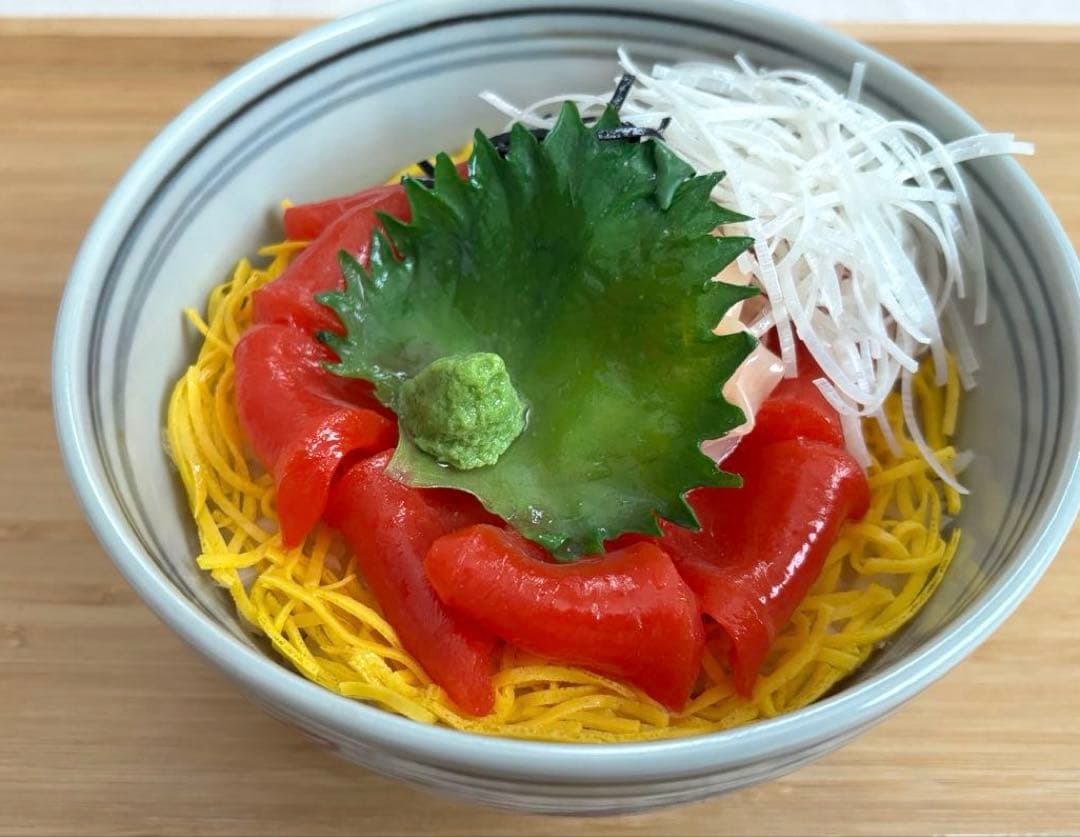 SALE✩.*˚イワサキ・ビーアイ 岩崎(株) 食品サンプル マグロ丼 置物