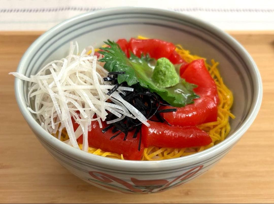 SALE✩.*˚イワサキ・ビーアイ 岩崎(株) 食品サンプル マグロ丼 置物