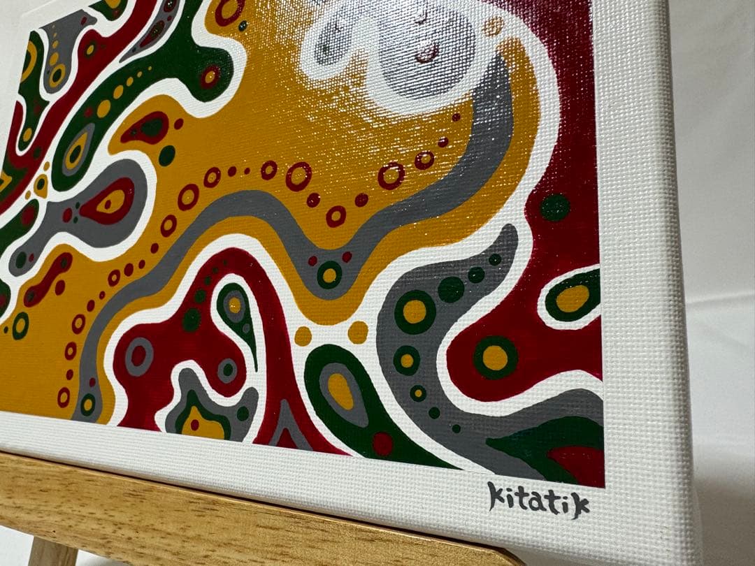 ひょうたん細工と絵画のセット 『弥勒ユニコーン』