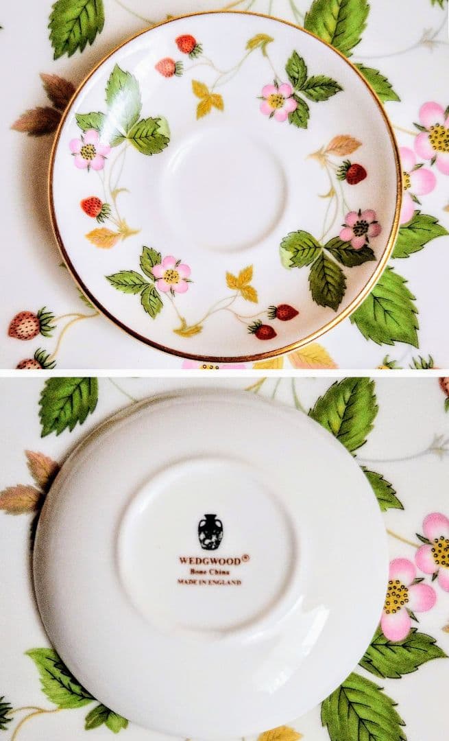 ウェッジウッド『ワイルドストロベリー』ミニチュア6点セット