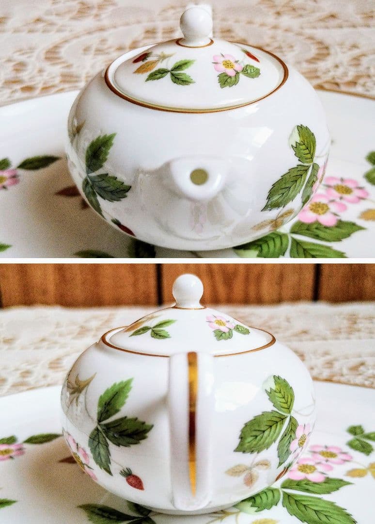 ウェッジウッド『ワイルドストロベリー』ミニチュア6点セット