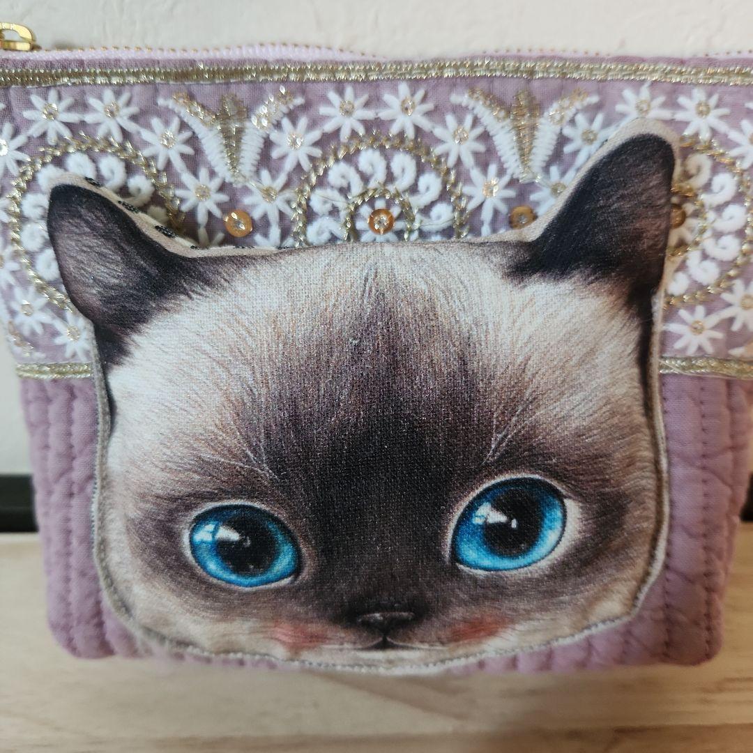 ゆ*ら様 コヤンイサムチョン　ニャンの毛糸のカゴバック　ハンドメイド