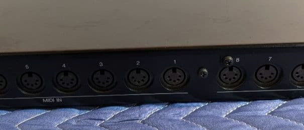 YAMAHA　MJC8 MIDI パッチベイ