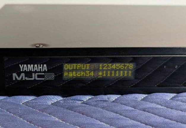 YAMAHA　MJC8 MIDI パッチベイ