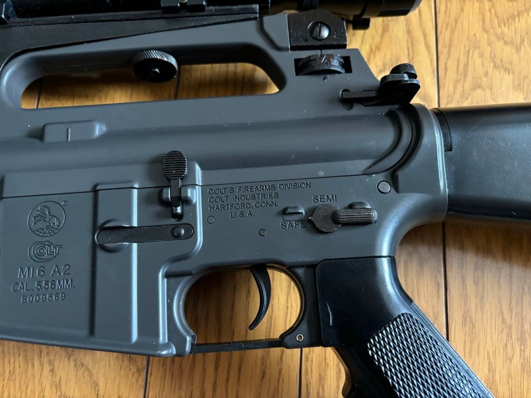 東京マルイ M16A2 電動ガン スコープ、ショート多弾マグ、ケース付属