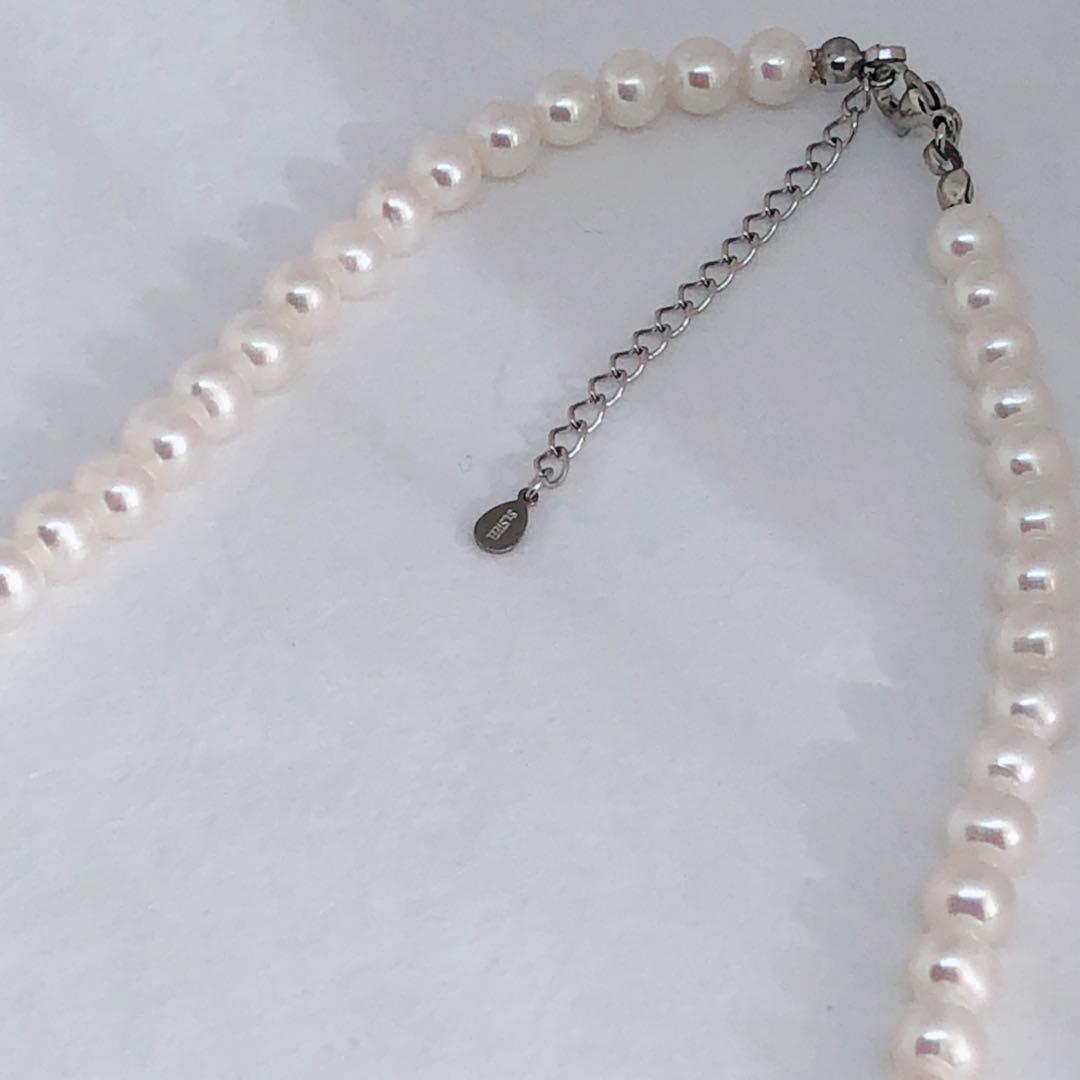 AAA淡水パール6〜6.5mmネックレス50cm＋アジャスター5cm⭐️ラスト1点