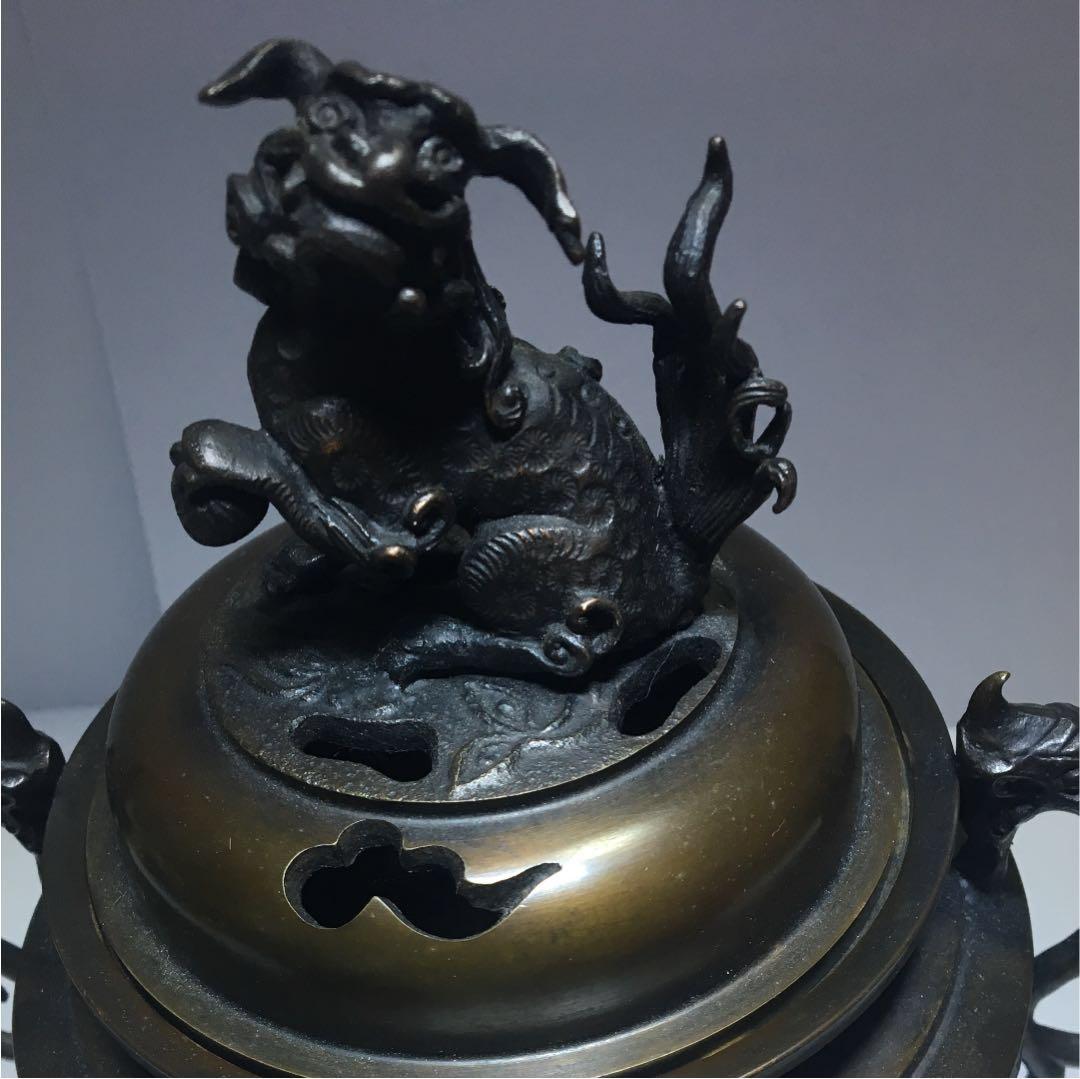 青銅香炉ー最終値下げ　　　　　　　高岡銅器