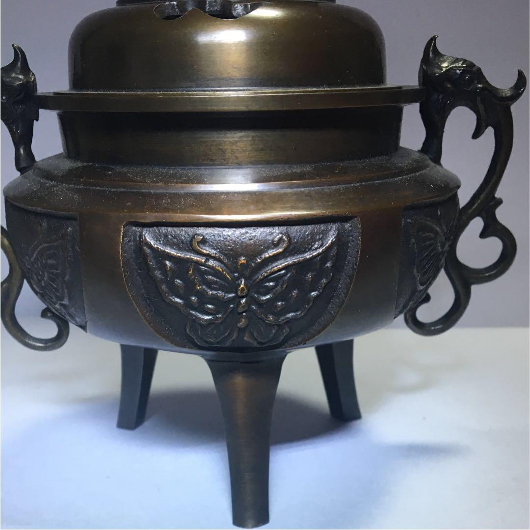 青銅香炉ー最終値下げ　　　　　　　高岡銅器