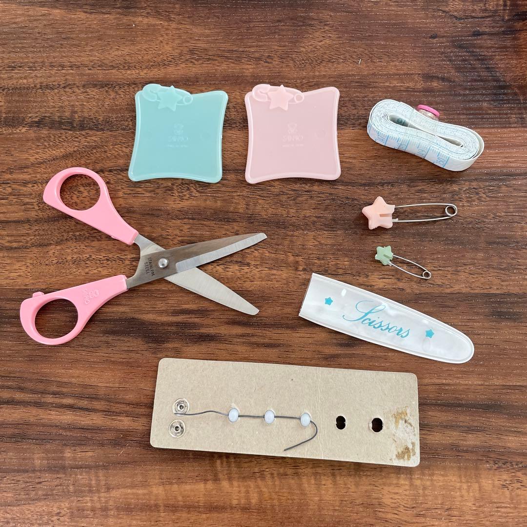 キキララ リトルツインスターズ ソーイングセット 裁縫箱 1976年