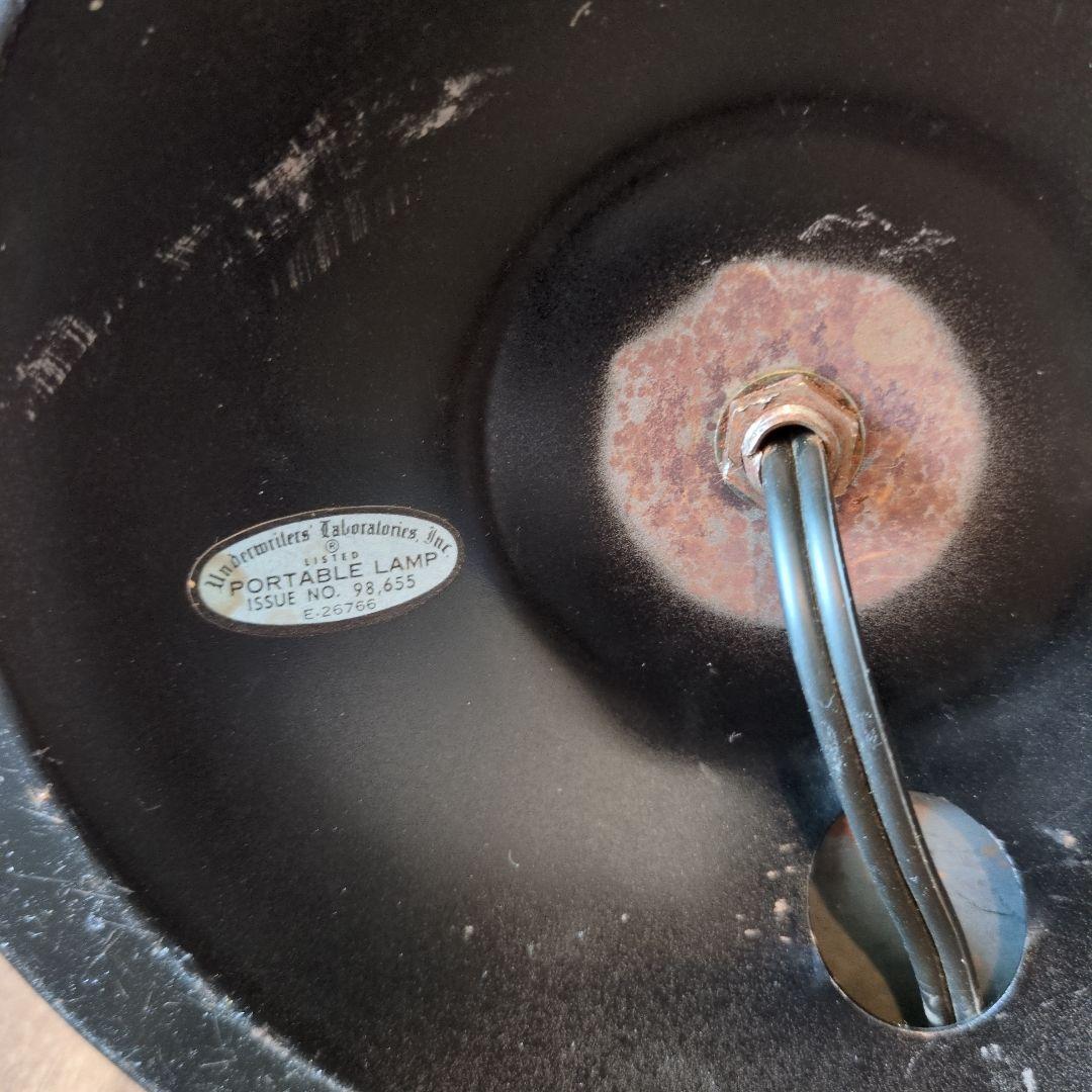 ヴィンテージ アンティーク ポータブルランプ ミルクガラス アメリカ USA