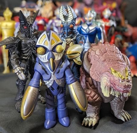 ウルトラマンコスモス＆登場怪獣・宇宙人ソフビフィギュア（バンダイ