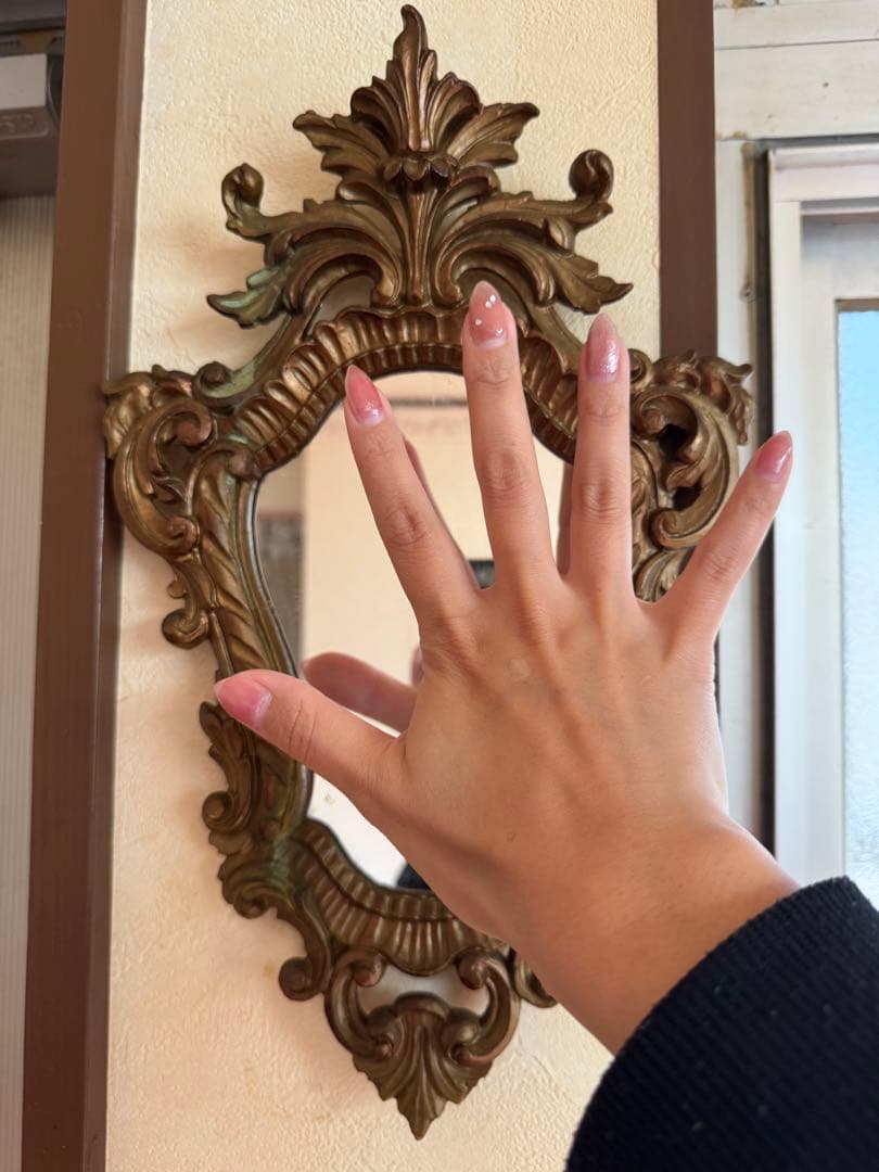 バロックスタイル ゴールド 壁掛け鏡