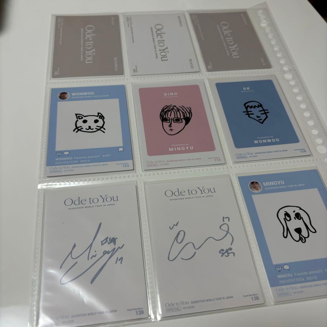 セブチ ode to you トレカセット ウォヌ ミンギュ
