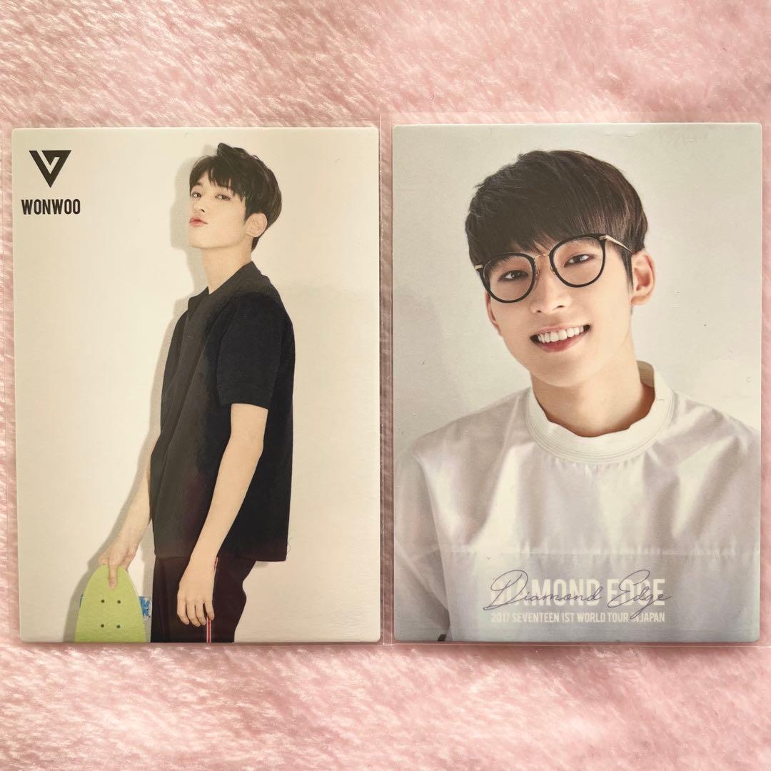 SEVENTEEN ウォヌ EDGEコン トレカ 2枚セット レア 美品 - メルカリ
