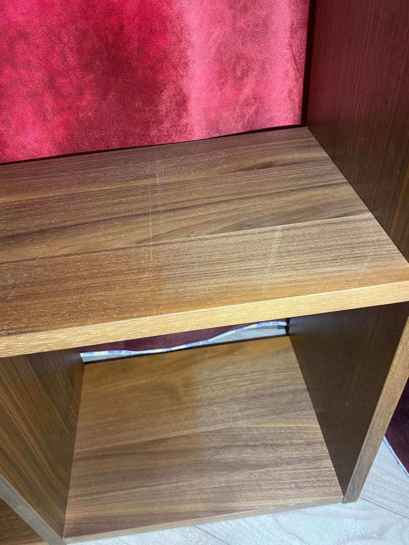 ✨美品✨大人気✨無印良品　スタッキングシェルフ3×2 ウォールナット