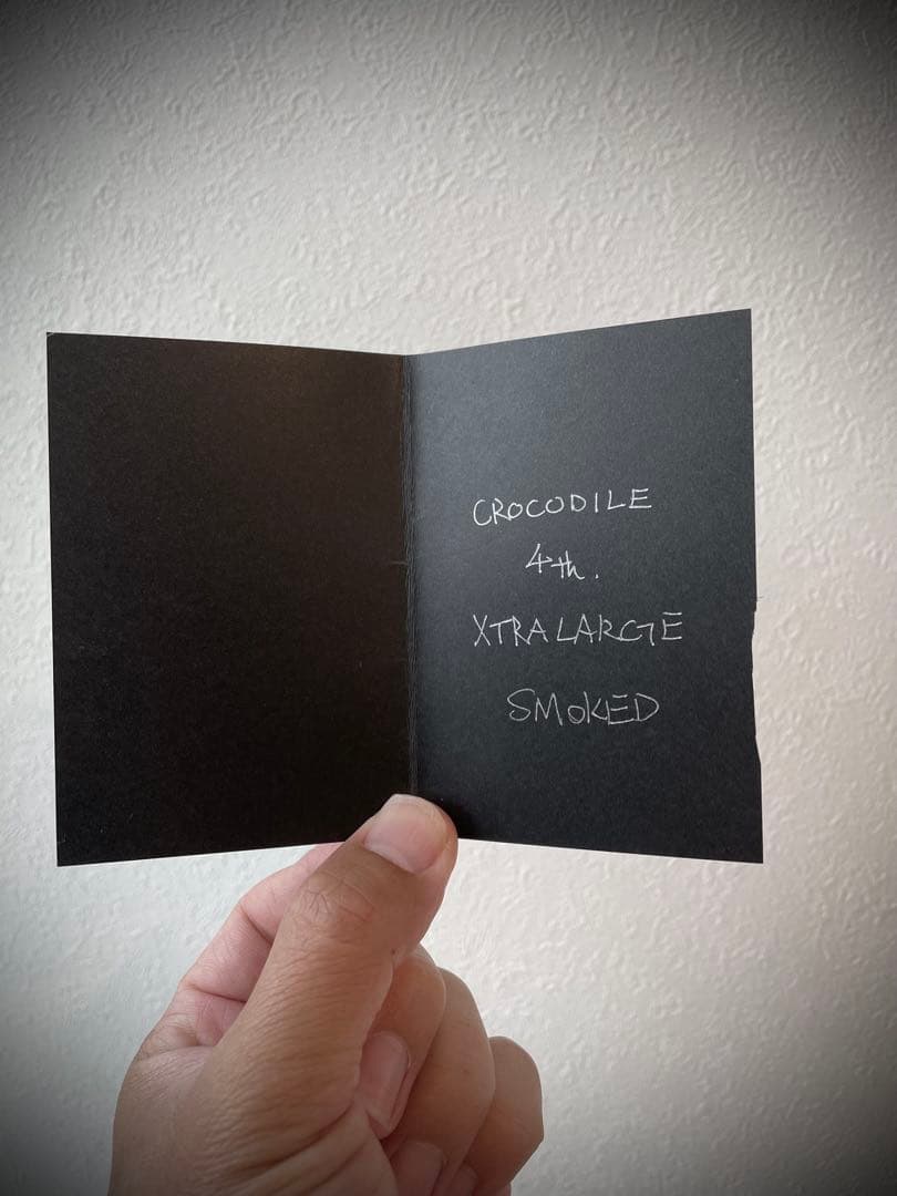 invisible ink crocodile 4th XL 正規未発売