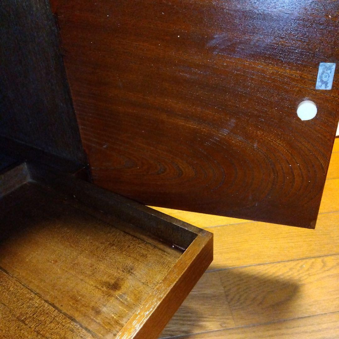 【昭和レトロ】】値下げ♦✰和風鏡台…姿見✰ケヤキ✰カバー付き（おまけ）