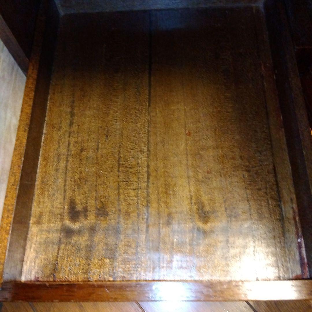 【昭和レトロ】】値下げ♦✰和風鏡台…姿見✰ケヤキ✰カバー付き（おまけ）