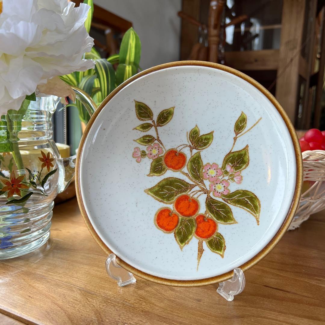 k272 日本製 ヴィンテージ食器 ミカサ TREESWEET デザートプレート