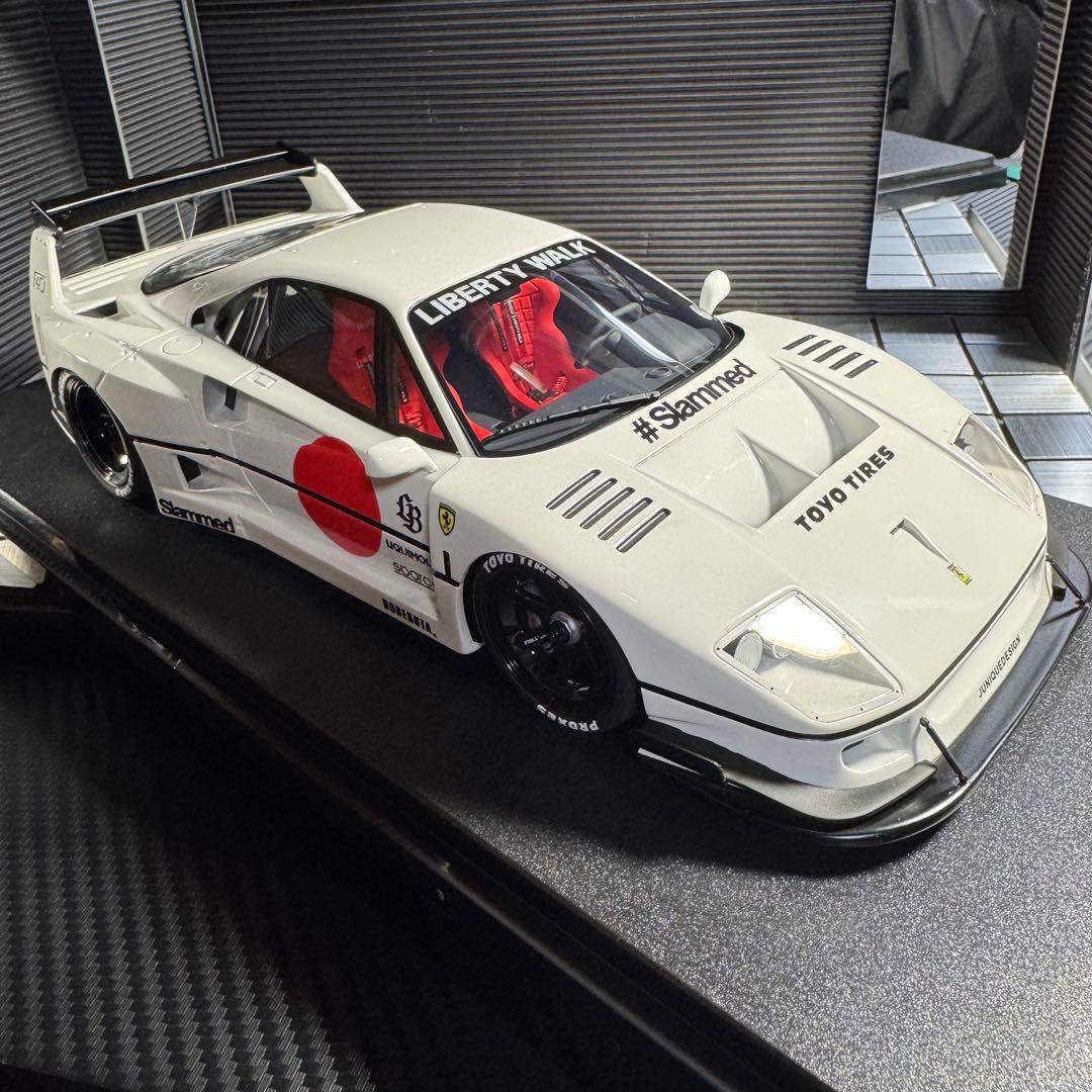 絶版未展示品 GT SPIRIT 1/18 LB-WORKS フェラーリ F40