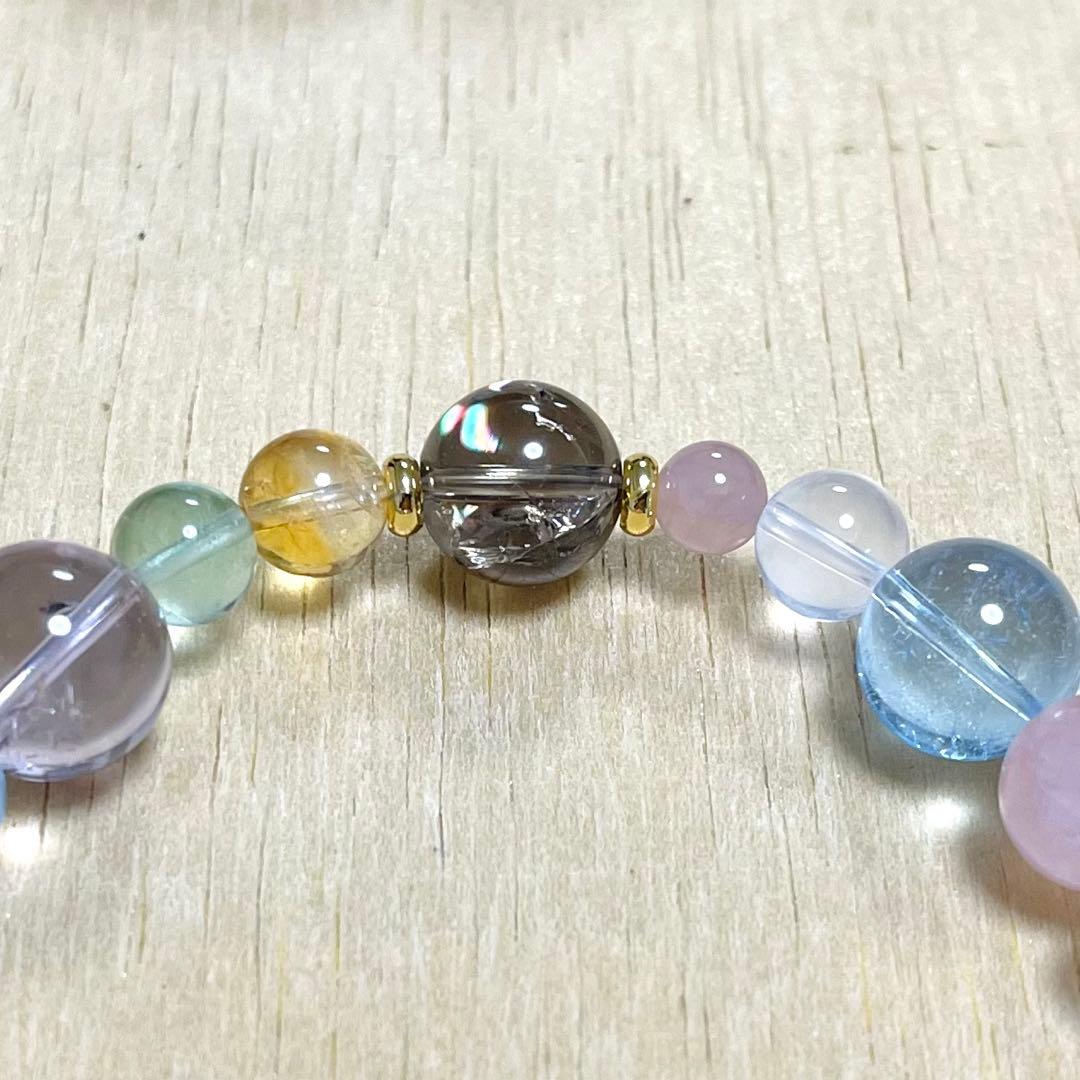 天然石（ラリマー、チャロアイト、ブルートパーズ、アイリスクォーツ等）ブレスレット