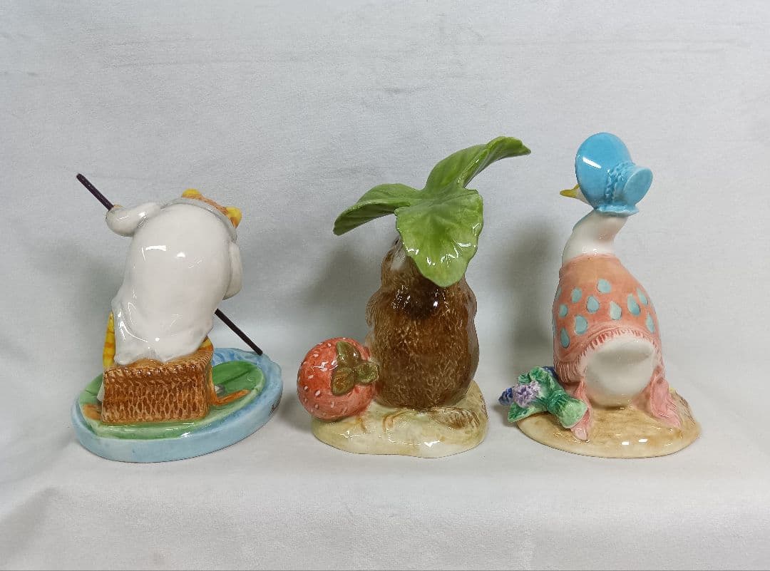 Beatrix Potter　ピーターラビット　陶器製置物　6体セット　2003