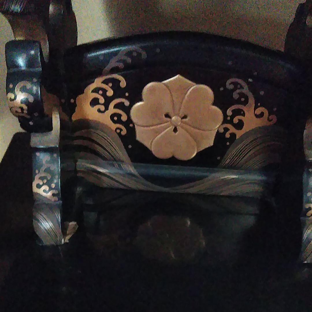 金巻き漆塗り　義太夫の台