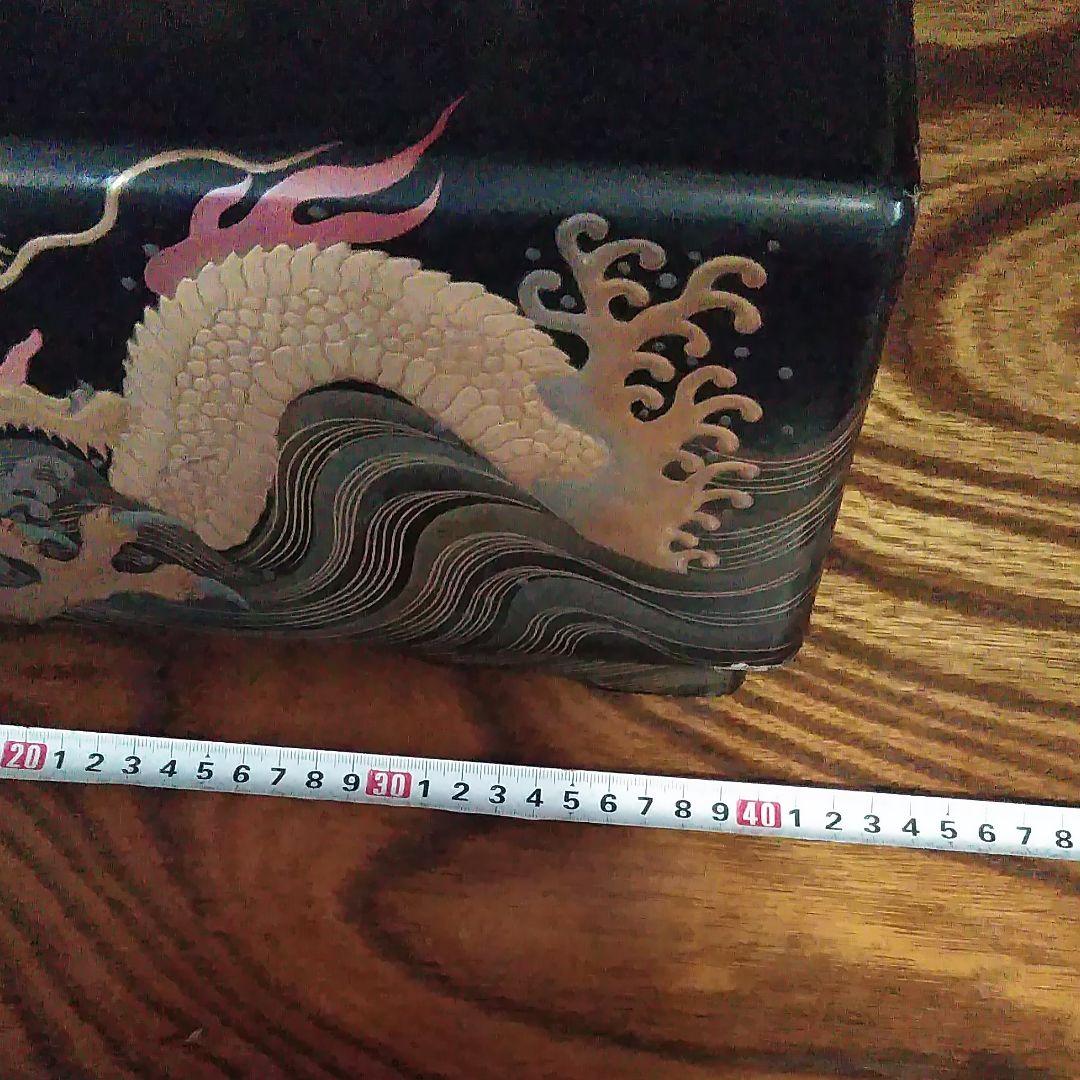 金巻き漆塗り　義太夫の台