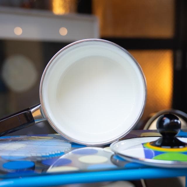 スペースエイジ ホーロー 片手鍋 マルビシ ヴィンテージ