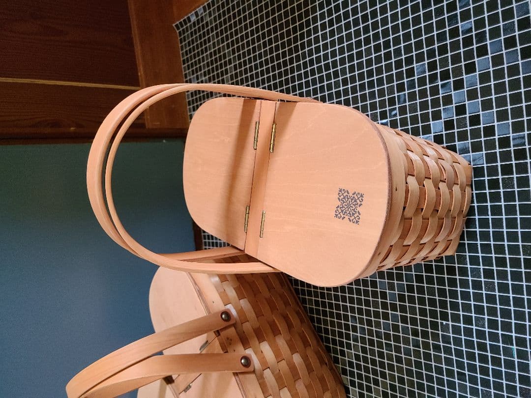 バスケット！葢付き！かご！フェリシモ！北欧！3コセット！