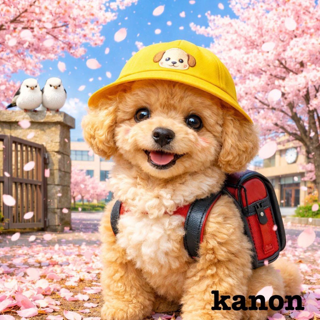 P464 パネル生地 チワワ プードル 18×18 6枚1セット - メルカリ