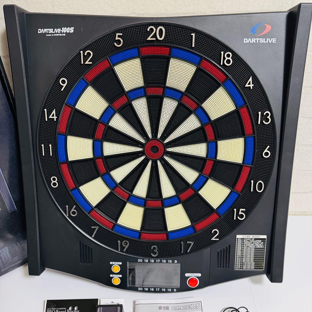 すぐ投げれる！ダーツライブ100S ボード＆スタンドセット 目立つ傷なし