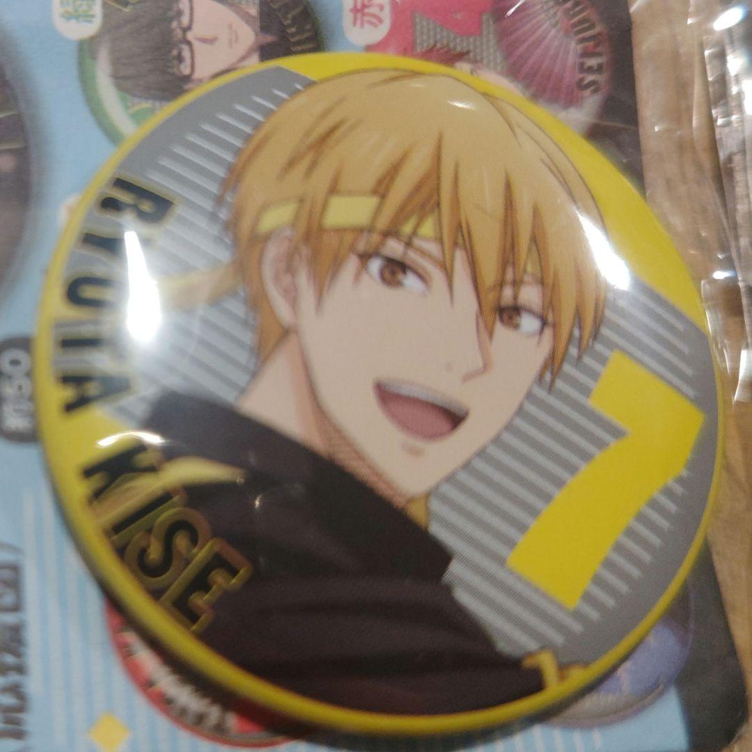 黒子のバスケ 黄瀬涼太 応援団 アイス 缶バッジ ラバスト 3点セット