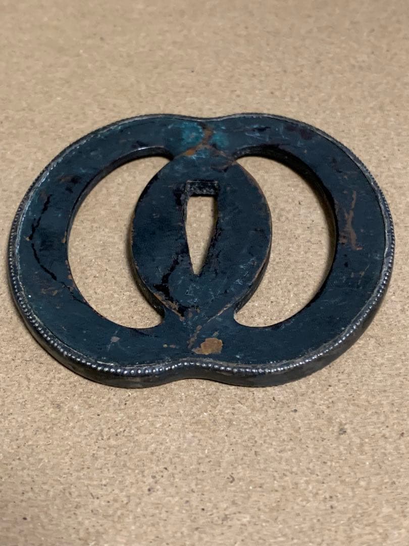 T*a様 《アンティーク・希少レア！！》《送料無料》⭐︎ 銀入り 武蔵鍔 つば