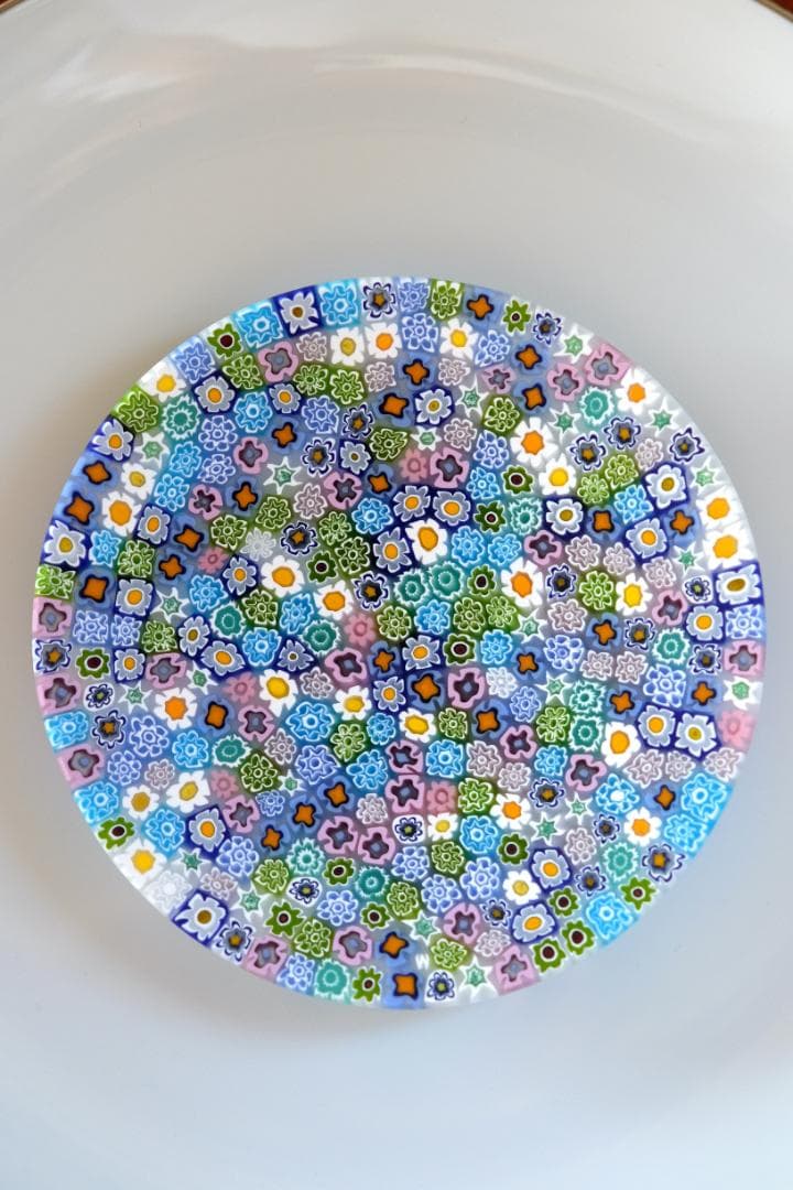 ミルフィオリ エルコーレモレッティ プレート 皿 黒木国昭/藤田喬平/田子美紀