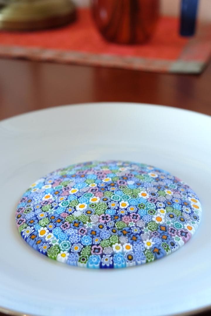 ミルフィオリ エルコーレモレッティ プレート 皿 黒木国昭/藤田喬平/田子美紀