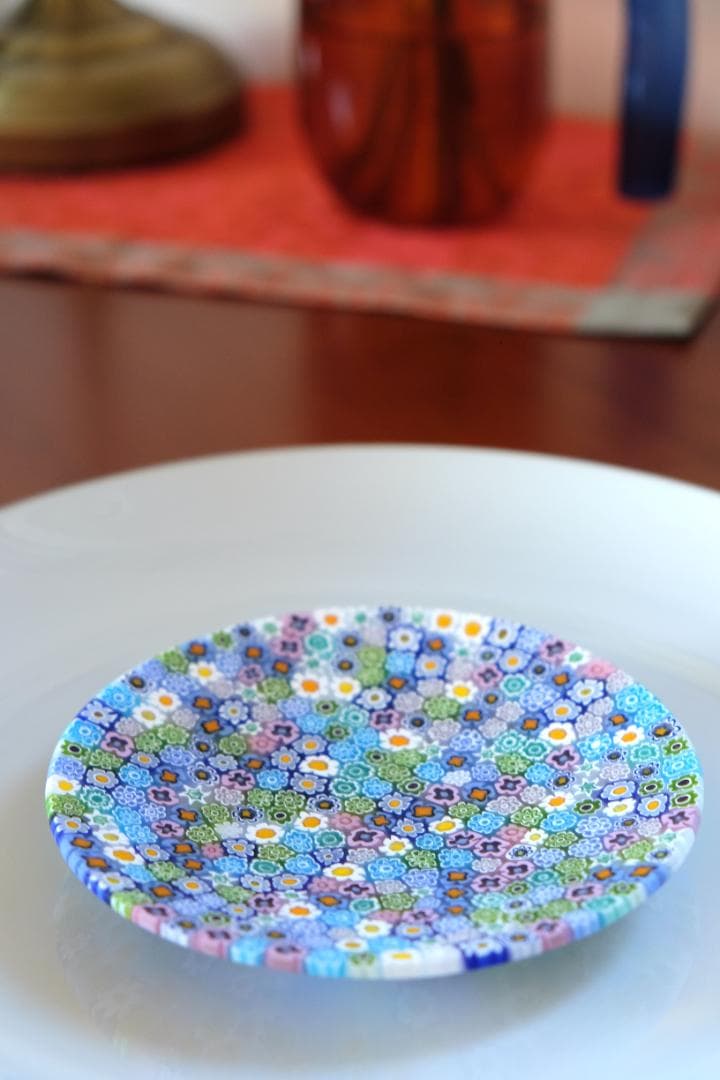 ミルフィオリ エルコーレモレッティ プレート 皿 黒木国昭/藤田喬平/田子美紀