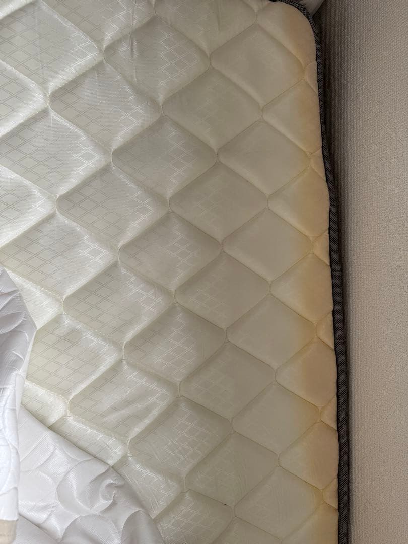 ナチュラルすのこベッド 高さ調整可能 マットレス付き