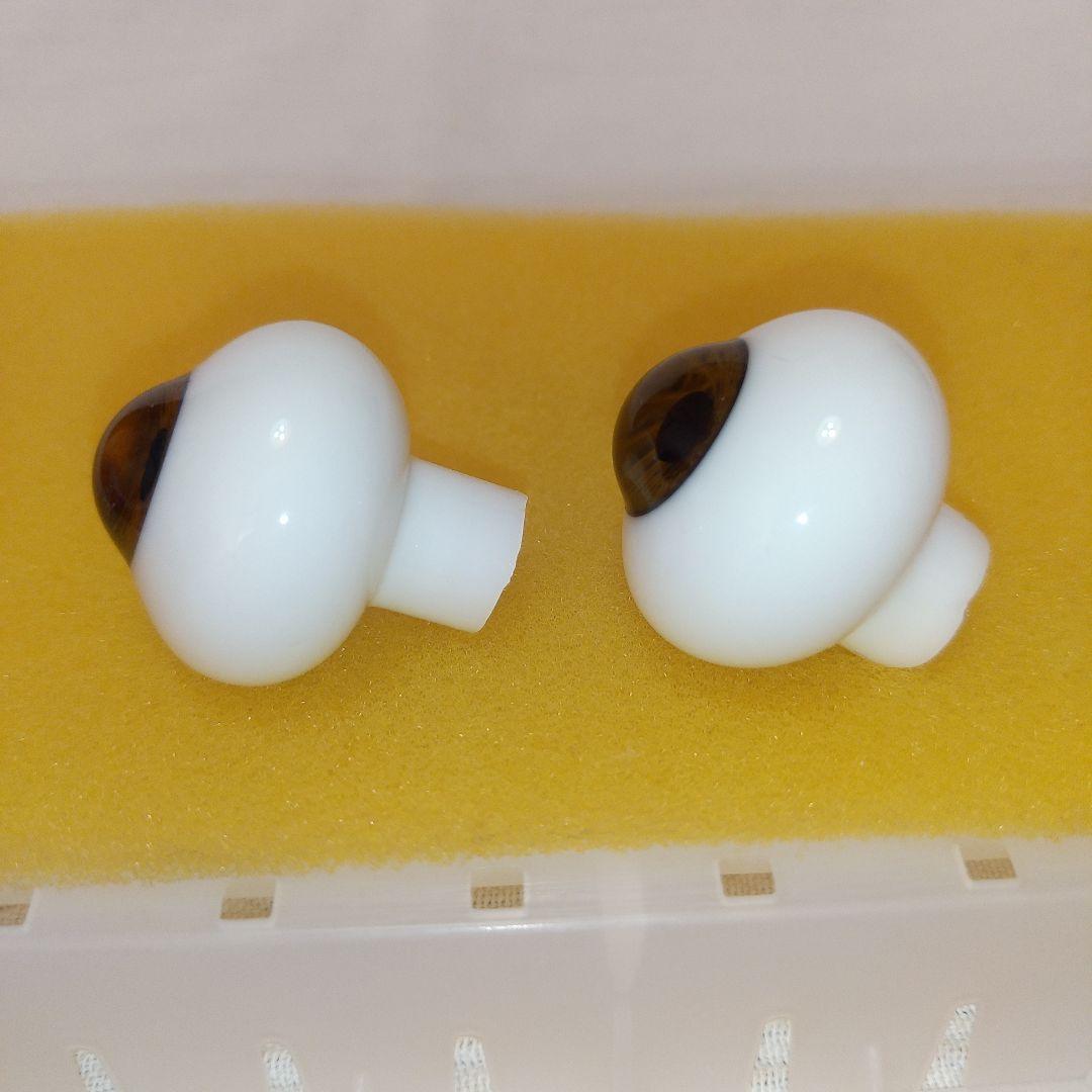 新品★26㎜　ブラウン　ビスクドール　グラスアイ