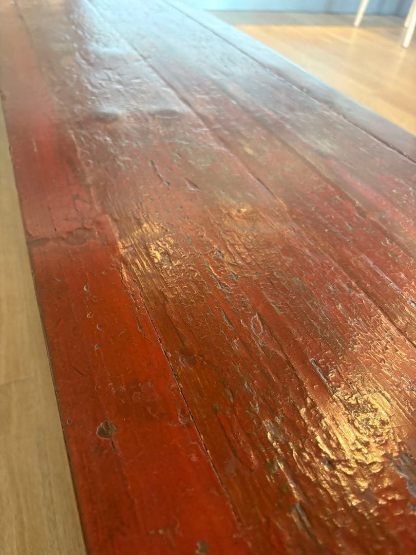 テーブル　長方形　アンティーク　中国　文机　長尺机　ローテブル　長テーブル