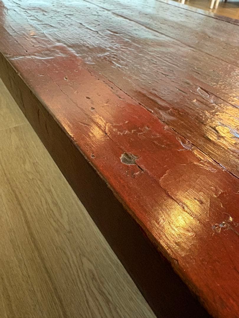 テーブル　長方形　アンティーク　中国　文机　長尺机　ローテブル　長テーブル