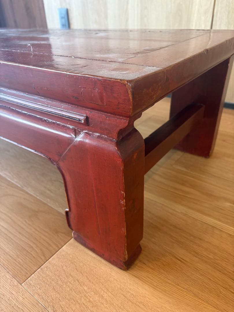 テーブル　長方形　アンティーク　中国　文机　長尺机　ローテブル　長テーブル